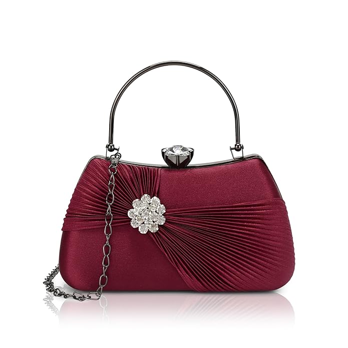 Lavie Signature Women’s Bangor Handle Framed Clutch | Ladies Purse | Gift For Women
